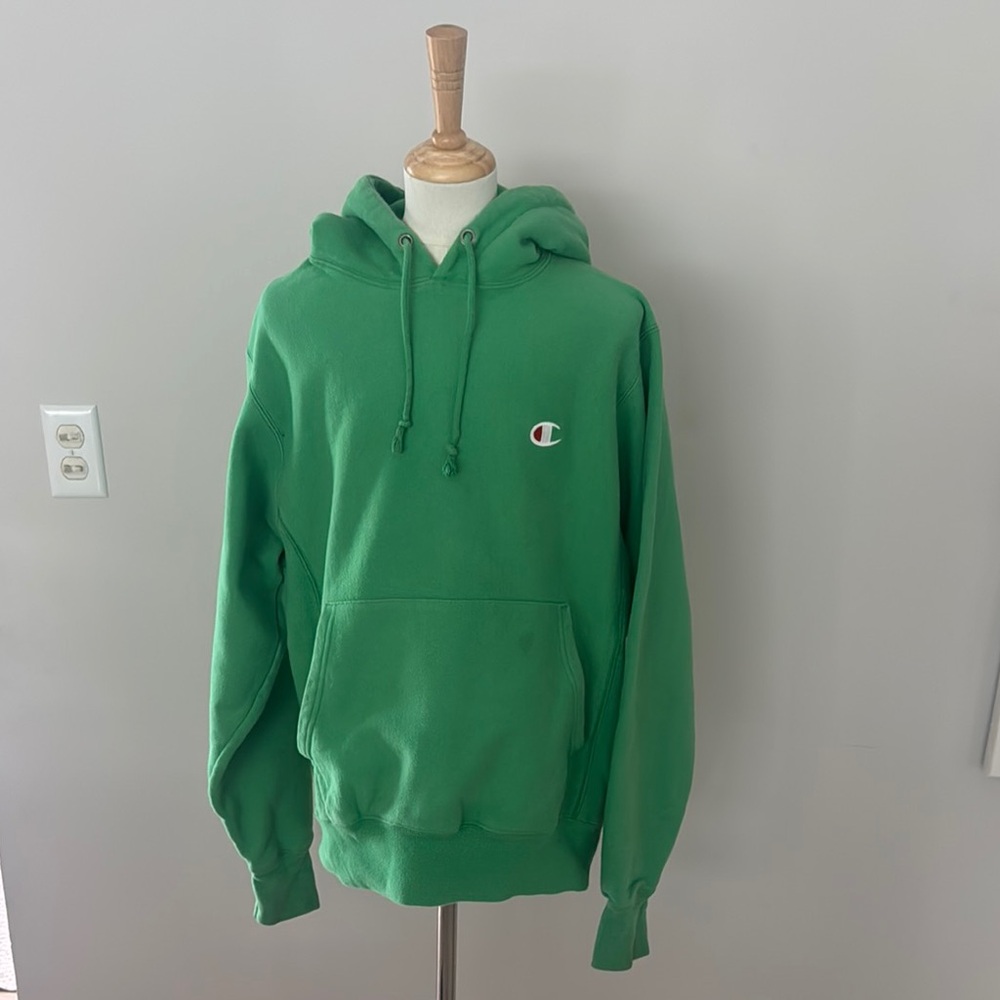 🛑clearance🛑 Champion Green Sweatshirt Classic Pullover Style